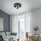 JUST LIGHT Spot svetiljka Tarik 3xGU10 crna | ePonuda.com