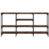  Konzolni stol boja hrasta 160x29x80 cm od konstruiranog drva | shoptok.hr