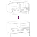 TV ormarić maslinastozeleni 68x39x43,5 cm hladno valjani čelik | shoptok.hr