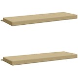  Jastučići za klupe - 2 dijela SOEST 2 kom. 100% poliester Bež Slike