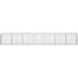  Gabion s žicom debljine 3,5 mm i mrežom 5x10 cm 700x100x100 cm Slike
