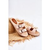 Boto Classic Suede Women's Slippers Beige Casilda | shoptok.hr