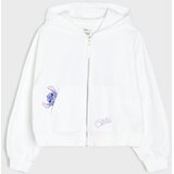Sinsay Majica s kapuljačom na patentni zatvarač Stitch | shoptok.hr
