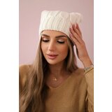 Kesi Cap with fleece Iwona K221 ecru Cijene