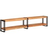 Maison Chic TV omarica - TV stojalo - Televizijska omarica 200x30x40 cm trden akacijev les, (21700344) | Shoptok.si