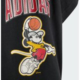 Adidas Športna trenirka 'Disney Micky Maus' temno oranžna / rubin rdeča / črna / bela | Shoptok.si