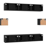  Komplet TV omaric 8 pcs Črni hrast 60 x 30 x 30 cm, (5000132771) | Shoptok.si