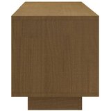 TV ormarić boja meda 110 x 30 x 33,5 cm od masivne borovine | shoptok.hr