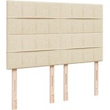  Krevet s oprugama i madracem krem 140x200 cm od tkanine | shoptok.hr