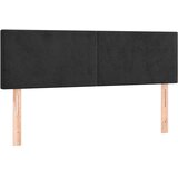  s oprugama i madracem crni 140x200 cm baršunasti | shoptok.hr