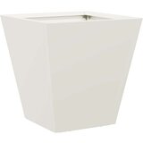 vidaXL Vrtno korito 2 kosa bela 30x30x30 cm jeklo | Shoptok.si