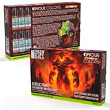 Green Stuff World Opaque Paint Set - Warm Colours | Set Akrilnih Boja x6 | Eponuda.com