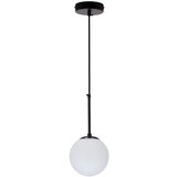 Candellux Lighting Crno viseće svjetlo sa staklenim sjenilom ø 15 cm Pompei - | shoptok.hr