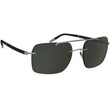  Unisex Sunčane naočale Silhouette Sun C-2 8708 59/17 Green | shoptok.hr
