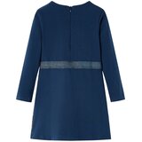  Dječja haljina s dugim rukavima modra 104 | shoptok.hr