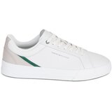 Tommy Hilfiger Nizke superge TH COURT PREMIUM LEATHER Bela | Shoptok.si