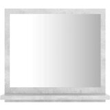  Kupaonsko ogledalo boja betona 40x10 5x37 cm konstruirano drvo | shoptok.hr