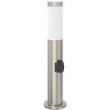 vidaXL Stebriček z vtičnico 50 cm nerjaveče jeklo IP44, (5000296987) | Shoptok.si
