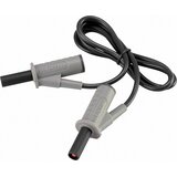 Voltcraft Visokofleksibilni varnostni merilni kabel [lamelni vtič 4 mm - lamelni vtič 4 mm] 0.75 m črne barve MSB-501 10 A, (20422865) | Shoptok.si