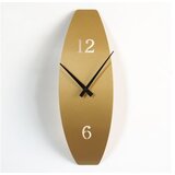 WALLXPERT dekorativni metalni zidni sat zlatna boja APS137MAA Cene