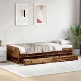  Okvir za krevet Staro drvo 90 x 190 cm Čvrsto borovo drvo | shoptok.hr