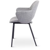 Unique Furniture Svetlo sivi jedilni stoli v kompletu 2 ks Rowley – | Shoptok.si