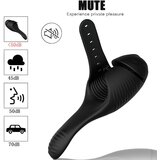 Leopard dvomotorni makro vibrator z možnostjo polnjenja (črn) | Shoptok.si