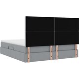  Krevet s od storage Svijetlo siva 180 x 200 cm Lažna koža | shoptok.hr