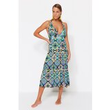 Trendyol Tile Patterned Midi Woven Beach Dress | Shoptok.si