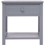  Noćni ormarići 2 kom sivi 40 x 29 x 42 cm od drva paulovnije | Eponuda.com