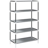 vidaXL omara za čevlje siva 60,5x30x97 cm netkana tkanina | Shoptok.si