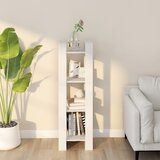 vidaXL Ormarić za knjige / pregrada bijeli 41x35x125 cm od borovine Cijene