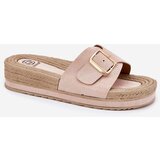 Boto Women's Platform Sandals With Golden Buckle Beige Selira | ePonuda.com