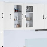 Zidni stakleni ormarić Lucca 2 pcs Bijela 40 x 31 x 80 cm | shoptok.hr