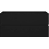 Ormarić za umivaonik crni 90 x 38,5 x 45 cm konstruirano drvo | Eponuda.ba