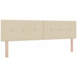 Krevet s opruga kutije s uzglavljem Krema 200 x 180 cm tkanina | Eponuda.com