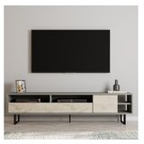 Hanah home tv polica luga grey travertine