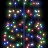  LED Božićno drvce s zemljanim klinovima Šareni 400 cm Željezo | shoptok.hr