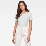 G-star T-shirt - Mysid Recycle dye optic slim r t wm pastel mint-grey | Shoptok.si