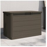 vidaXL Zunanja škatla za blazine rjava 77,5x44,5x53 cm PP | Shoptok.si