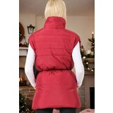 Dewberry Z6747 WOMEN'S VEST-PLAIN BURGUNDY | shoptok.hr