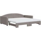  Dnevni krevet na razvlačenje smeđesivi 100 x 200 cm od tkanine | shoptok.hr