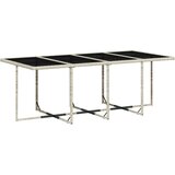 vidaXL 13-dijelni vrtni blagovaonski set s jastucima svijetlosivi | shoptok.hr