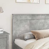  Uzglavlje s uzglavljem Betonski sivi 200 cm Konstruirano drvo | shoptok.hr