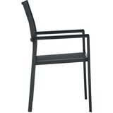  3-dijelni vrtni blagovaonski set crni | shoptok.hr