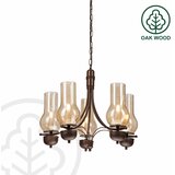  Brilagi - LED luster na lancu COTTAGE 5xE14/40W/230V hrast/smeđa | Eponuda.com