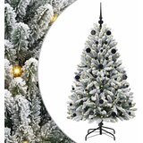  Umjetno božićno drvce Zelena i bijela 150 cm PVC i metal | Eponuda.com