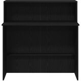  Recepcijski stol crni 100x50x103,5 cm izrađeno drvo | shoptok.hr