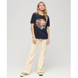 Superdry Majica 'Tokyo' kremna / marine / med / rdeča | Shoptok.si