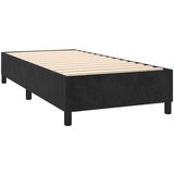  Box spring s madracem LED crni 80 x 200 cm baršunasti | shoptok.hr